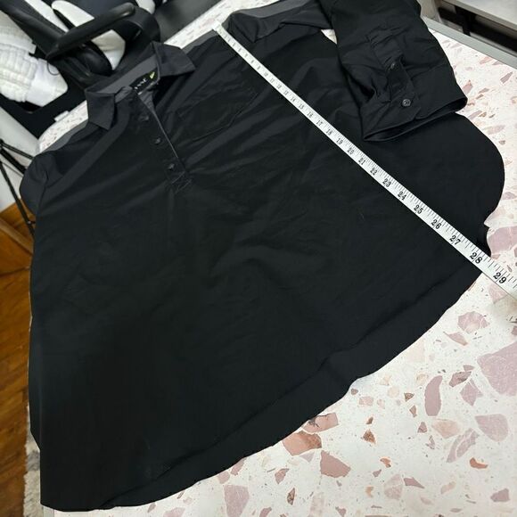 Lysse black button down wrinkle free shirt small - Picture 10 of 14